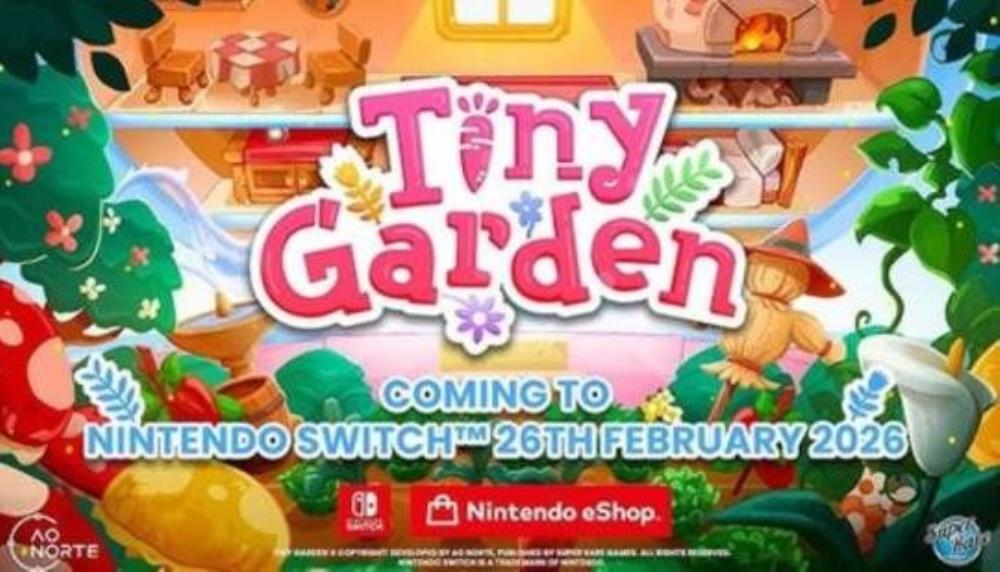 The cosy pocket puzzler, Tiny Garden, is coming to the Nintendo Switch on February 26th
