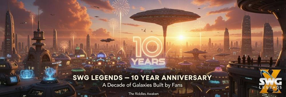 SWG Legends 10th Anniversary Event Begins With Riddles, Prizes and Celebration