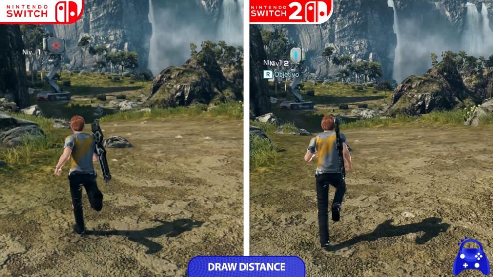 Xenoblade Chronicles X Switch 2 vs Switch Comparison Highlights Resolution and FPS Improvements