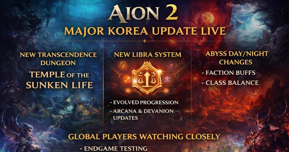Aion 2 Korea Update Adds New Dungeon and Major System Changes