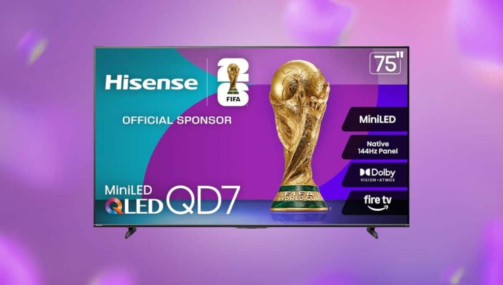At $100 off, this 75″ Hisense mini-LED TV is excellent value for money