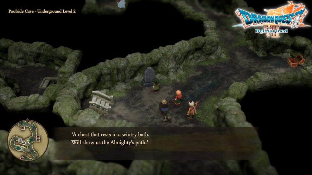 What is the Correct Chest to Open in the Poolside Cave In Dragon Quest VII Reimagined