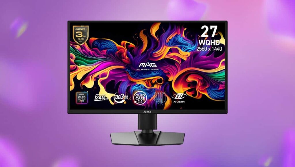Excellent msi 240Hz 1440p gaming monitor still available for its lowest price ever