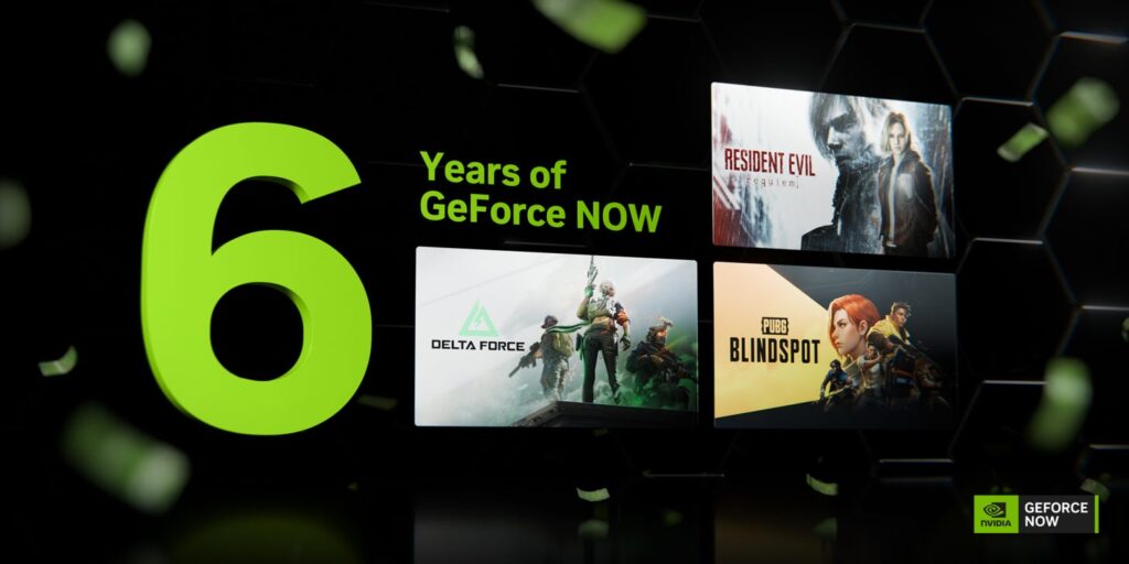 GeForce NOW Turns Six (Users Streamed Over 1B Hours to Date); 24 New Games Coming This Month