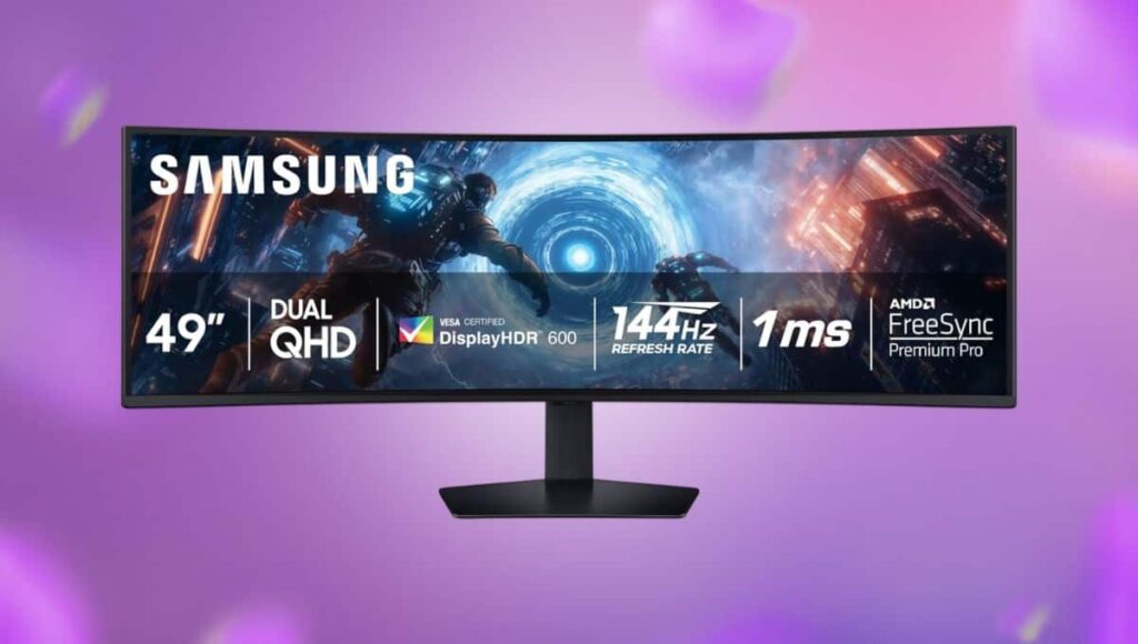 PC gamers, grab this ultra-wide 144Hz Samsung monitor for $220 off right now