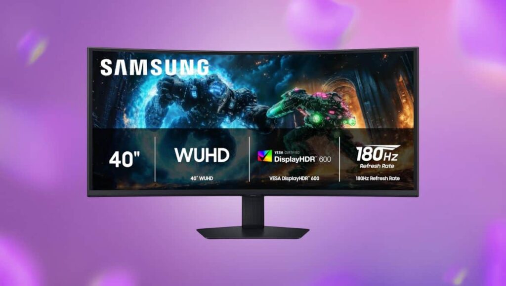 Samsung’s 40-inch curved gaming monitor drops by a whopping $450 on Amazon