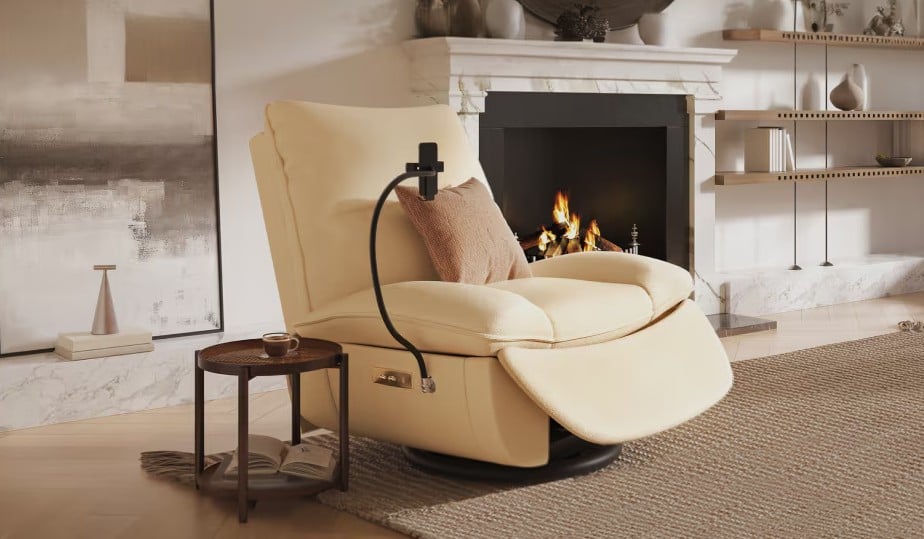 FlexiSpot Lotus is a smart recliner chair for lazy gaming