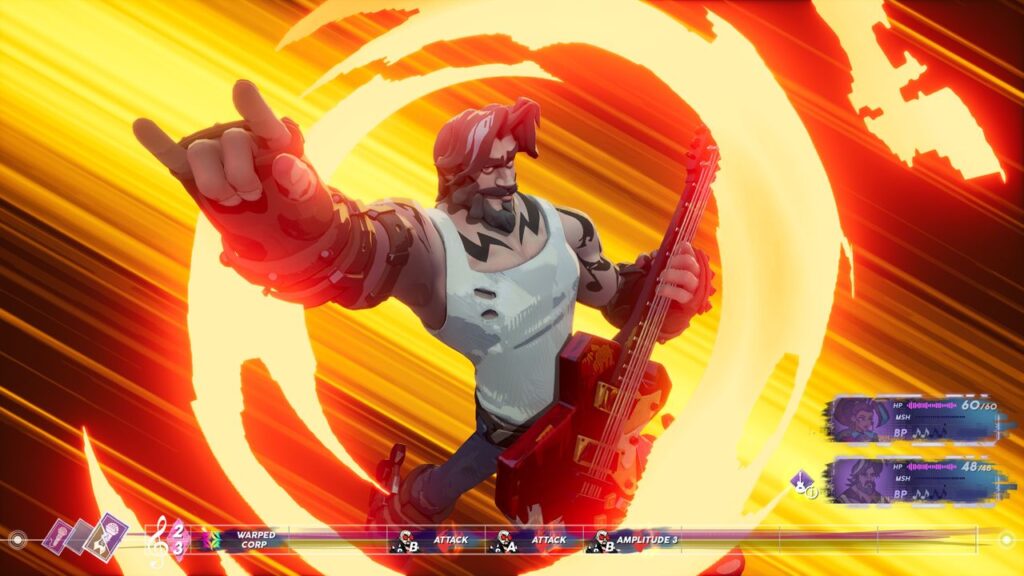 This musical RPG is doing important work by letting you beat up music snobs, but I really stuck around for the painful (brilliant) puns