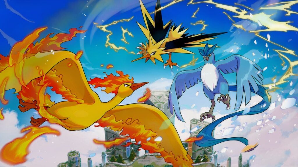 Pokemon Unite Is Adding the Three Legendary Birds, With Johto Starters Coming Soon
