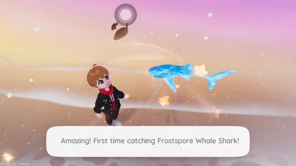 Frostspore Whale Shark Location in Heartopia