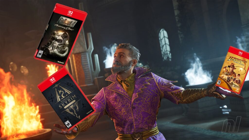 Oblivion, Skyrim And Fallout Switch 2 Physicals Will All Be Code-In-A-Box, Bethesda Confirms