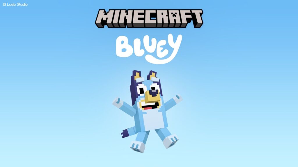 Minecraft is Crossing Over With Bluey