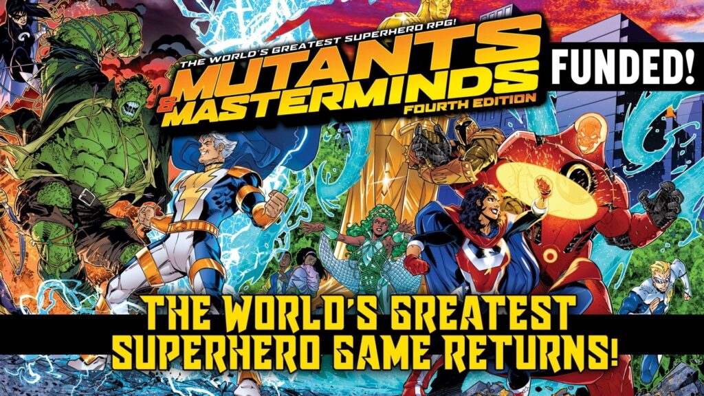 Mutants & Masterminds Fourth Edition Flies into Kickstarter