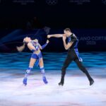 Olympic figure skaters celebrate their milestone medal win with a Mortal Kombat routine
