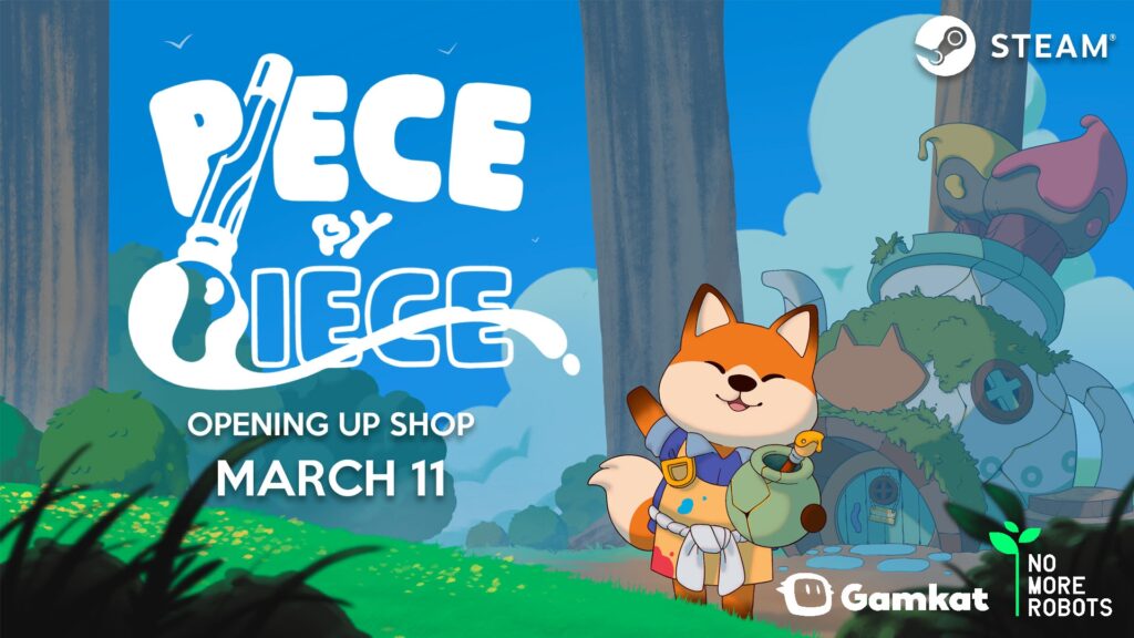 Piece by Piece, a new repair shop simulation game, is coming to PC on March 11
