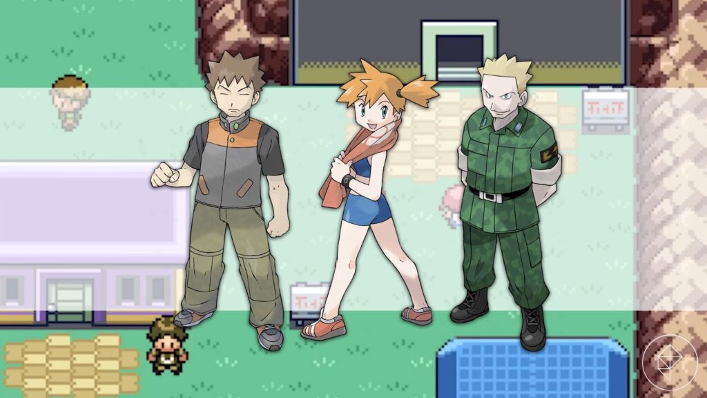 All Pokémon FireRed and LeafGreen gym leaders and counters