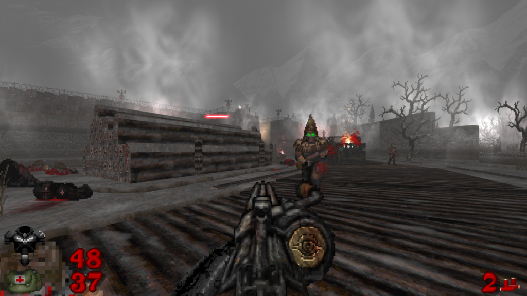 This wild Doom 2 mod that blends World War 1 combat with a vicious holy war just unleashed a gnarly prequel campaign where you assault a mountain riddled with heretics