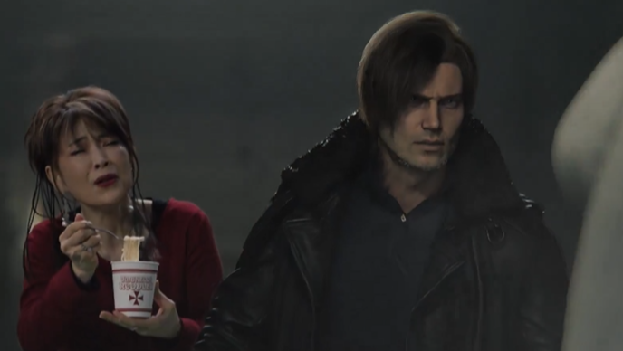 Resident Evil Requiem’s Umbrella Corp Escalates Fake Lawsuit Against the Real-Life Nissin Noodles — Complete With Over-the-Top Ad Campaign