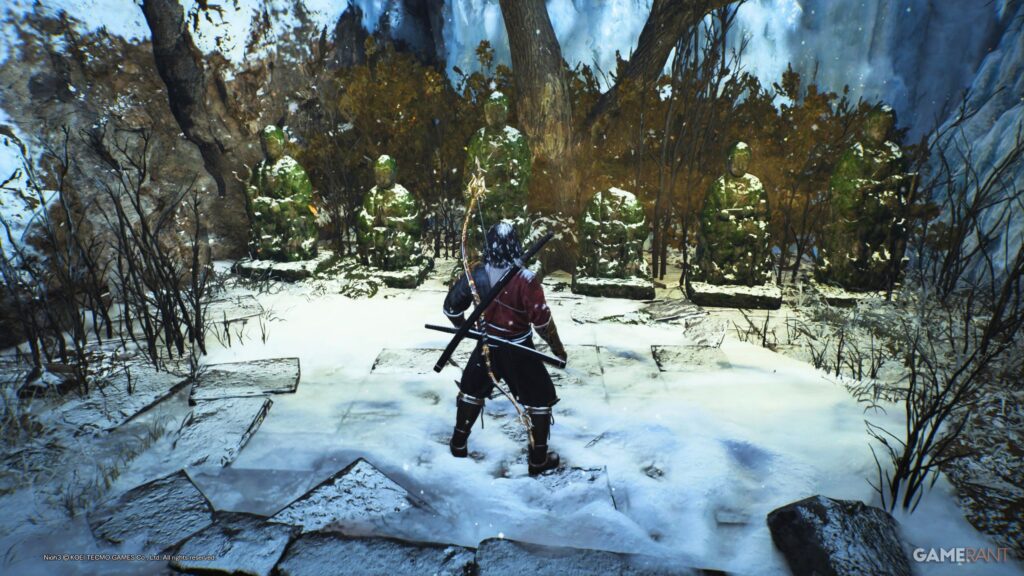 Where to Find the Six Jizo Statue Head in Sagano in Nioh 3