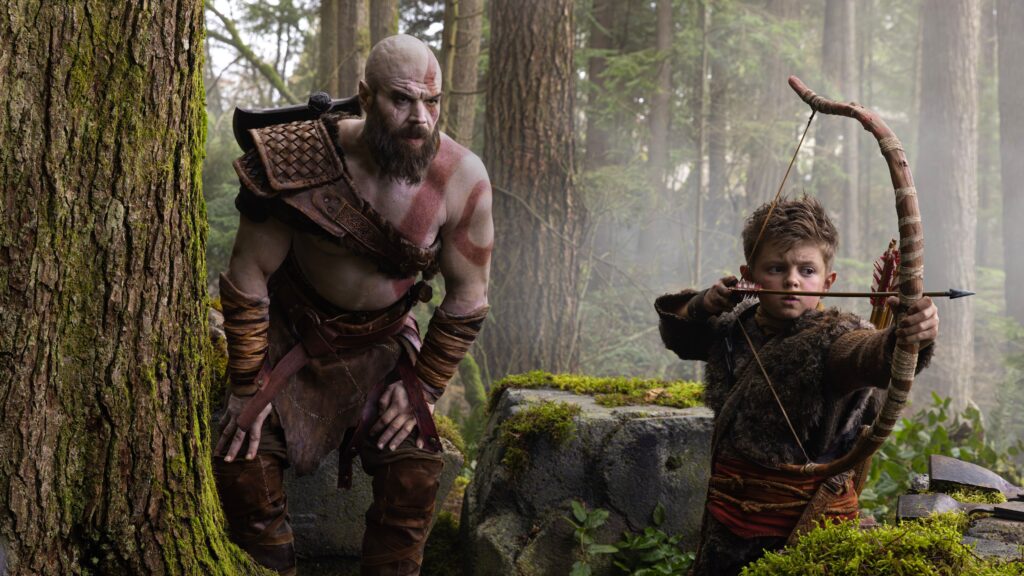 God of War TV show reveals first look at live-action Kratos & Atreus