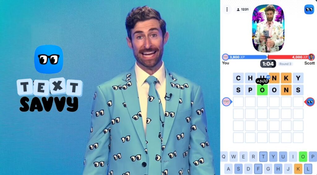 Remember HQ? ‘Quiz Daddy’ Scott Rogowsky is back with TextSavvy, a daily mobile game show