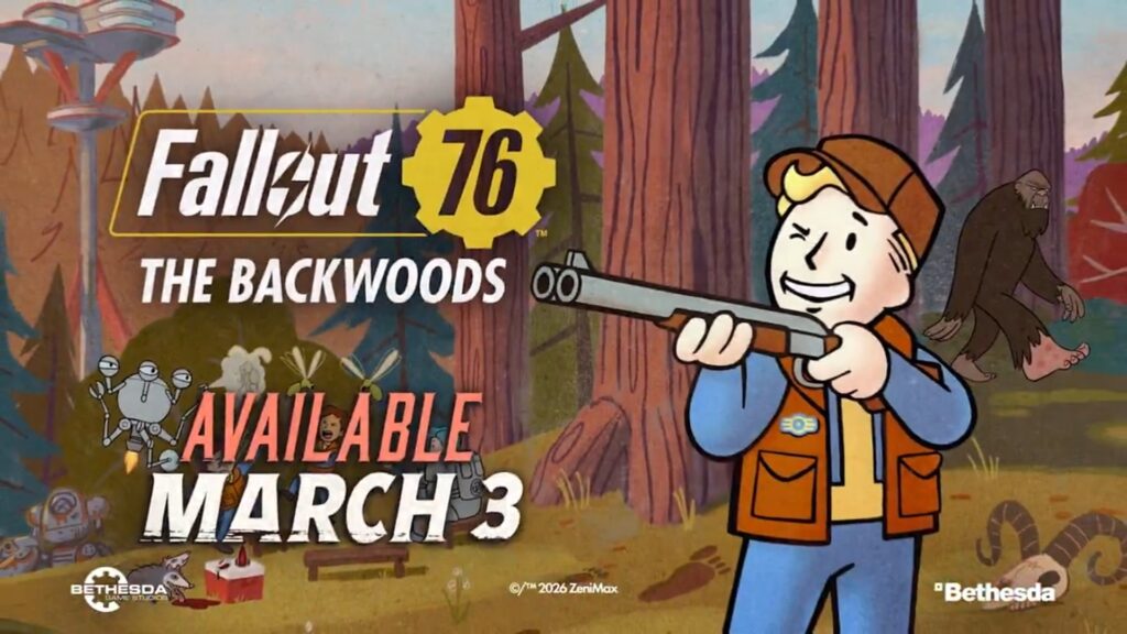 The Blackwoods update and Season 24 of Fallout 76 will be rolled out on March 3