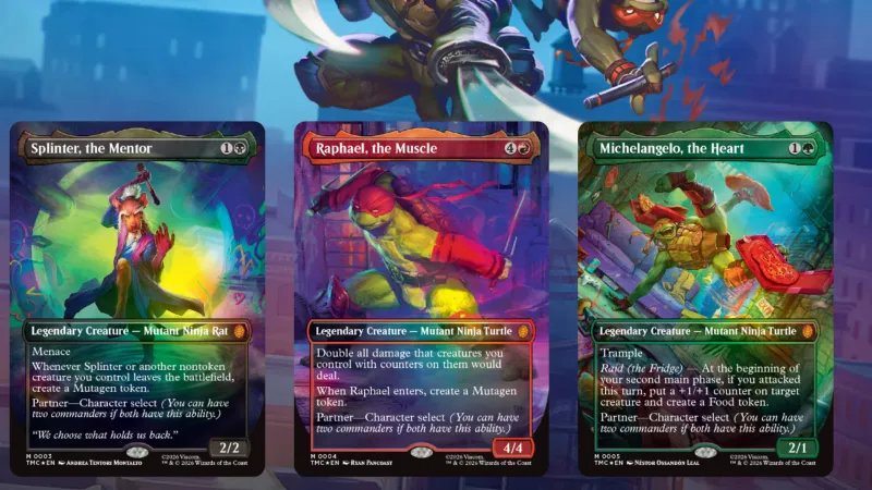 The Big Magic The Gathering x TMNT Preview: A Video Game-Themed Commander Deck, Pizza Lands, A New Multiplayer Format, And More