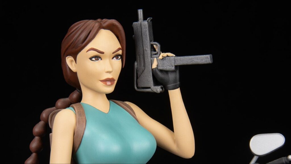 Tomb Raider: Lara Croft – Classic Motorbike Premium Statue Image Gallery