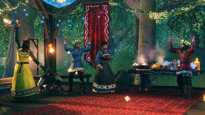 Valheim developers celebrate the game’s fifth anniversary with flower garlands, sweetbread, and Steam Deck optimisations