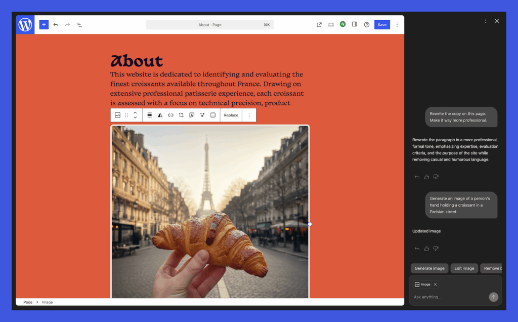WordPress’ new AI assistant will let users edit their sites with prompts