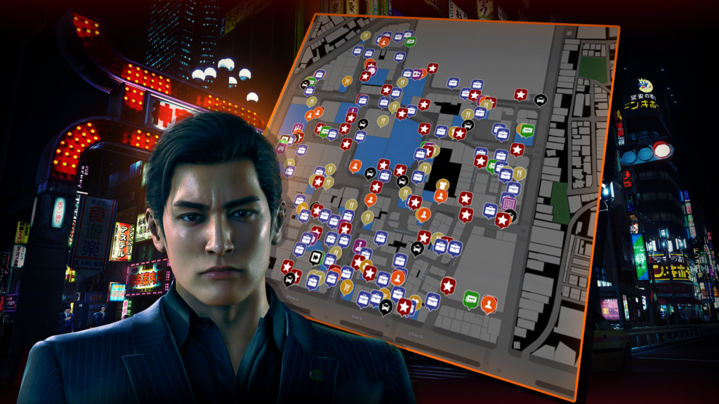 Yakuza Dark Ties Kamurocho Interactive Map