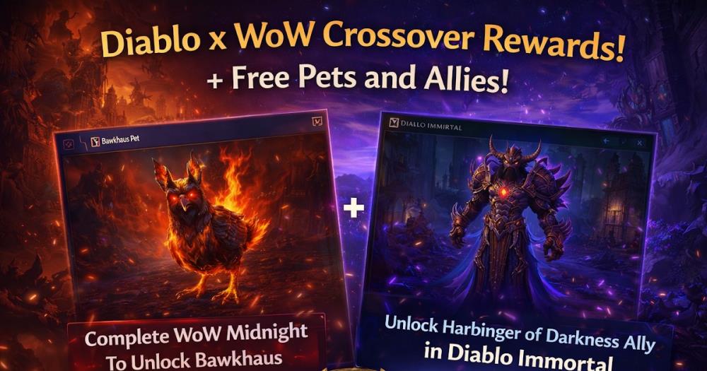 Diablo IV Players Can Unlock New Rewards Through WoW Right Now