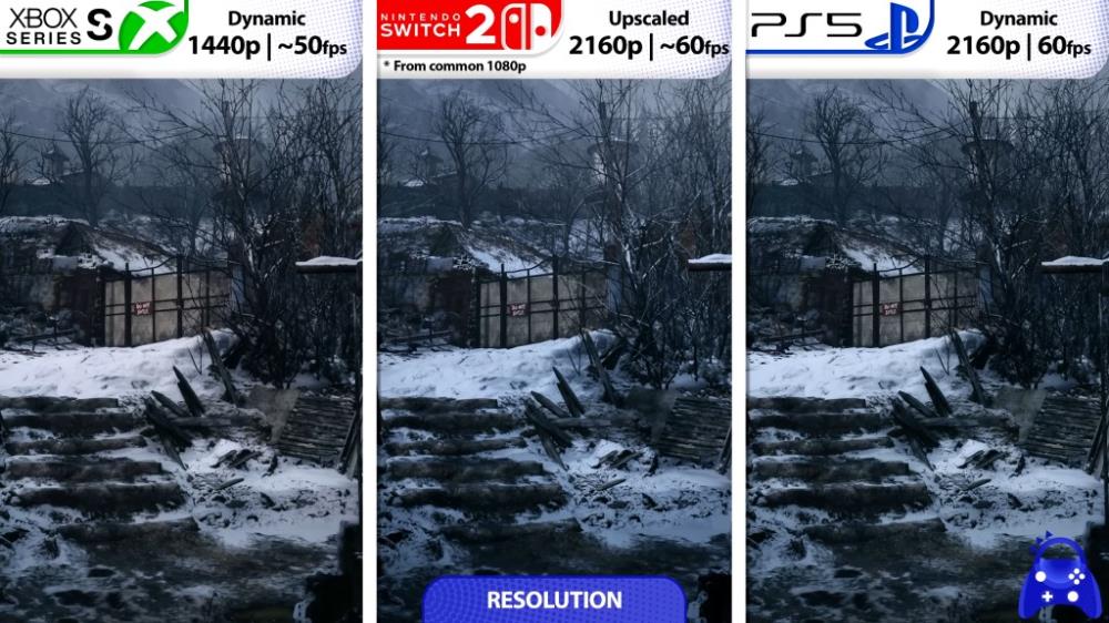 Resident Evil Village Comparison Shows Switch 2 Outperforming Xbox Series S in Some Scenarios