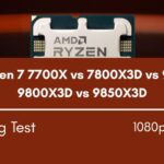 Best Gaming CPUs 2026: AMD Ryzen 7 7700X vs 7800X3D vs 9700X vs 9800X3D vs 9850X3D
