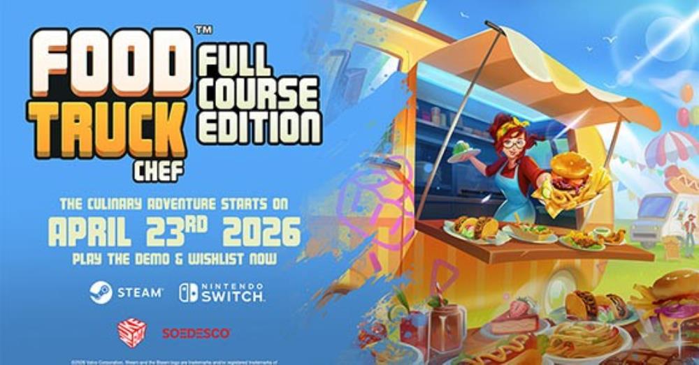 Food Truck Chef – Full Course Edition is coming to PC and the Switch on April 23rd