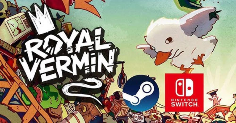 The crazy physics-driven game, Royal Vermin, is now available for free for PC and the Switch