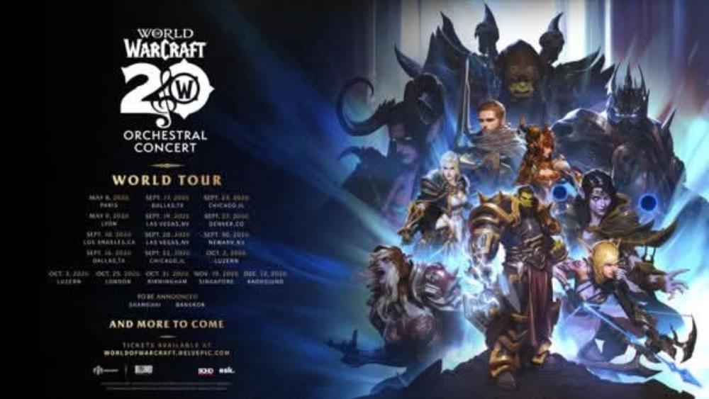 World Of Warcraft Announces 20 Years Of Music Tour