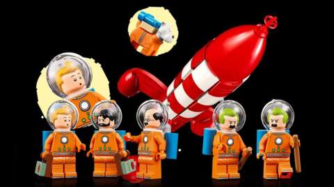 Lego’s New Tintin Rocket Set Is Straight Out of the Comics