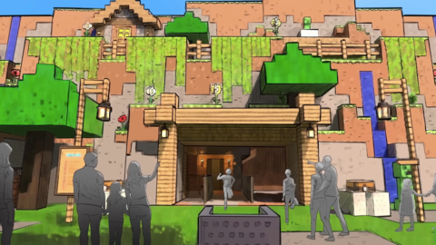 Minecraft Theme Park To Open In 2027 With Roller Coaster And Themed Food