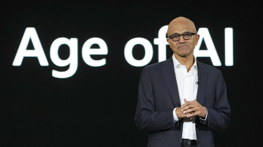 Microsoft CEO Satya Nadella says AI is coming for your job, but you can still fight back: “The best protection against displacement is to transform yourself.”