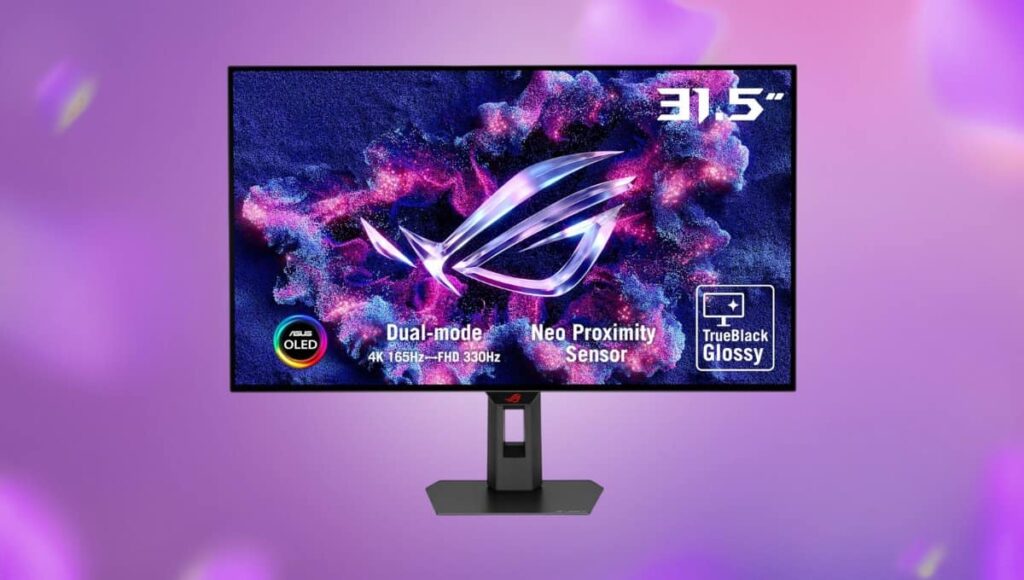 ASUS 32-inch dual-mode OLED gaming monitor gets a big Amazon discount
