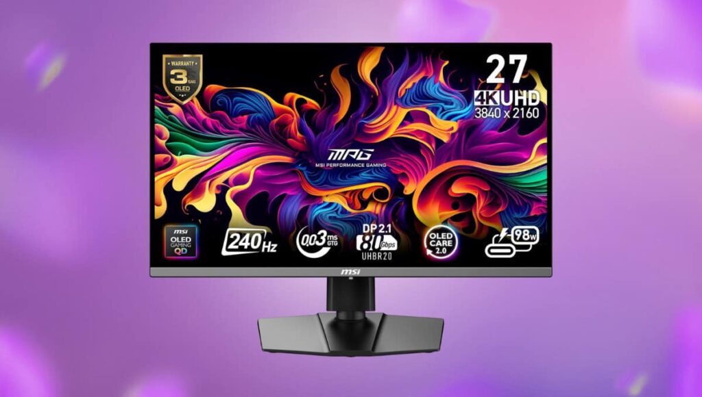 Amazon deal pushes msi 27-inch 240Hz gaming monitor to a new record-low price