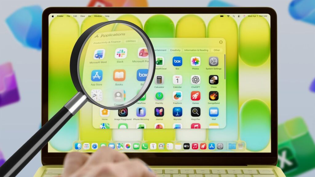 Does Apple agree that Microsoft’s apps are more popular than its own? I spotted the MacBook Neo’s cute nod to Office and Slack