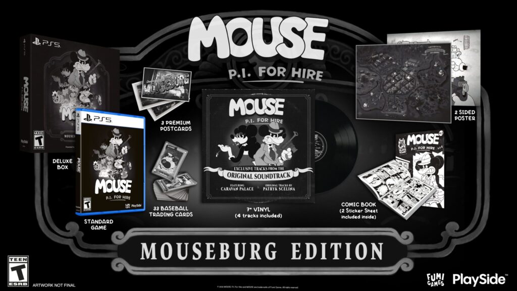 MOUSE: P.I. For Hire is Getting A Post-Launch Expansion, Physical Mouseburg Edition Revealed