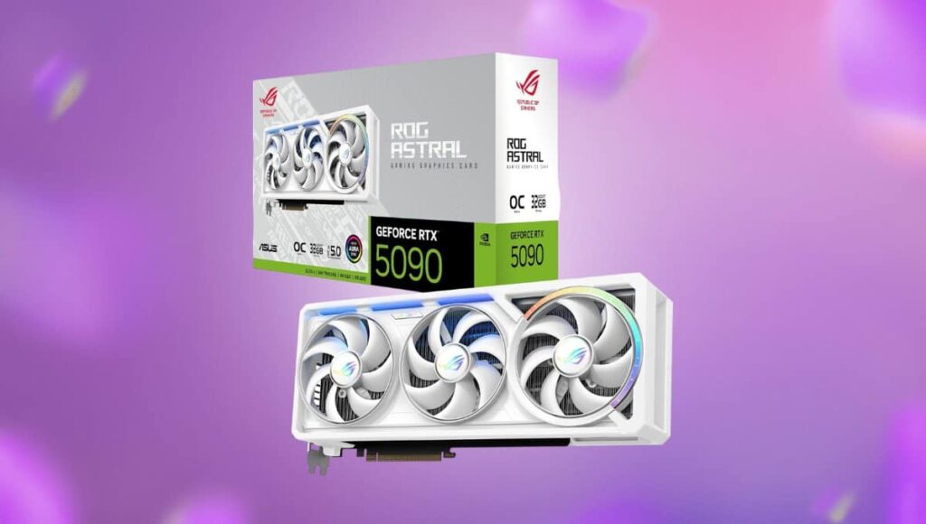 Quad-fan RTX 5090 GPU in striking white design just got a decent price cut
