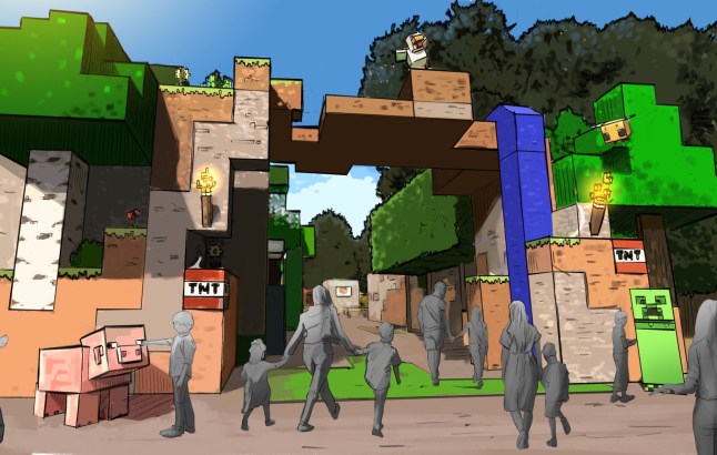 Minecraft World theme park will open in the UK next year as Dungeons 2 confirmed