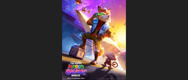 Fox McCloud Officially Confirmed For The Super Mario Galaxy Movie
