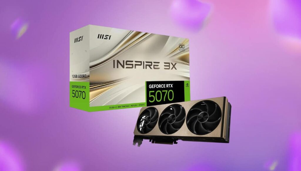 Triple-fan MSI RTX 5070 GPU gets a decent discount on Amazon