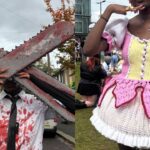 This cosplayer takes crochet to wild new heights by creating entire needlework outfits, and I’m feeling a little bad that the best I can do is a fuzzy shrimp