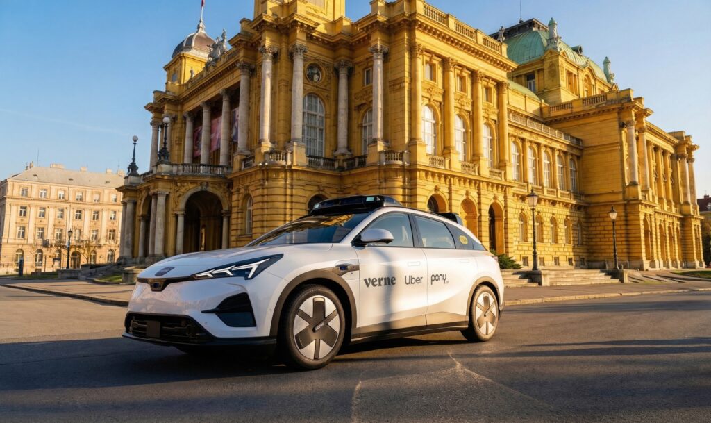 Uber aims to launch Europe’s first robotaxi service with Pony AI and Verne